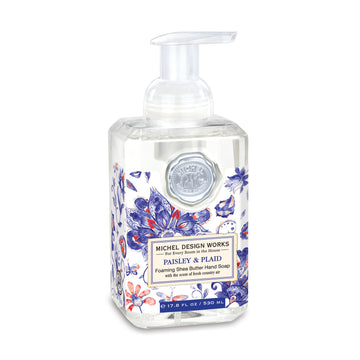 Image of Michel Design Skumhåndsæbe Paisley & Plaid 530ml