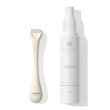 Image of Sanzi Beauty Pakke: Hair Growth Serum & Micro Needle Roller