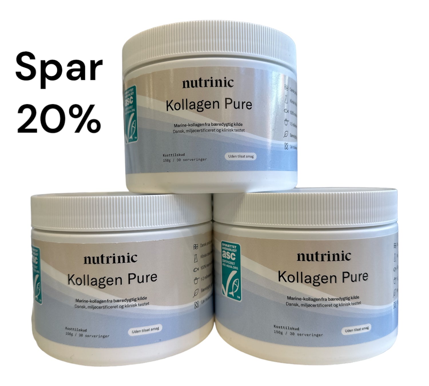 Nutrinic Kollagen 3 mdr.  spar 20%