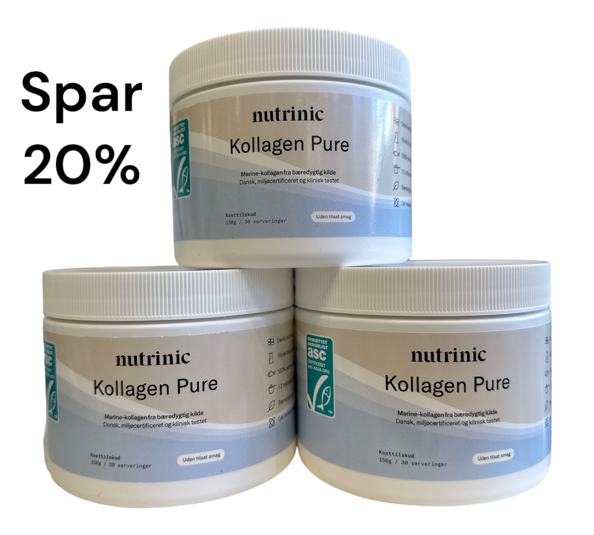 Nutrinic Kollagen 3 mdr. spar 20%