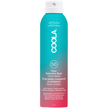 Image of COOLA Clear Sunscreen Spray Guava Mango SPF50 177ml