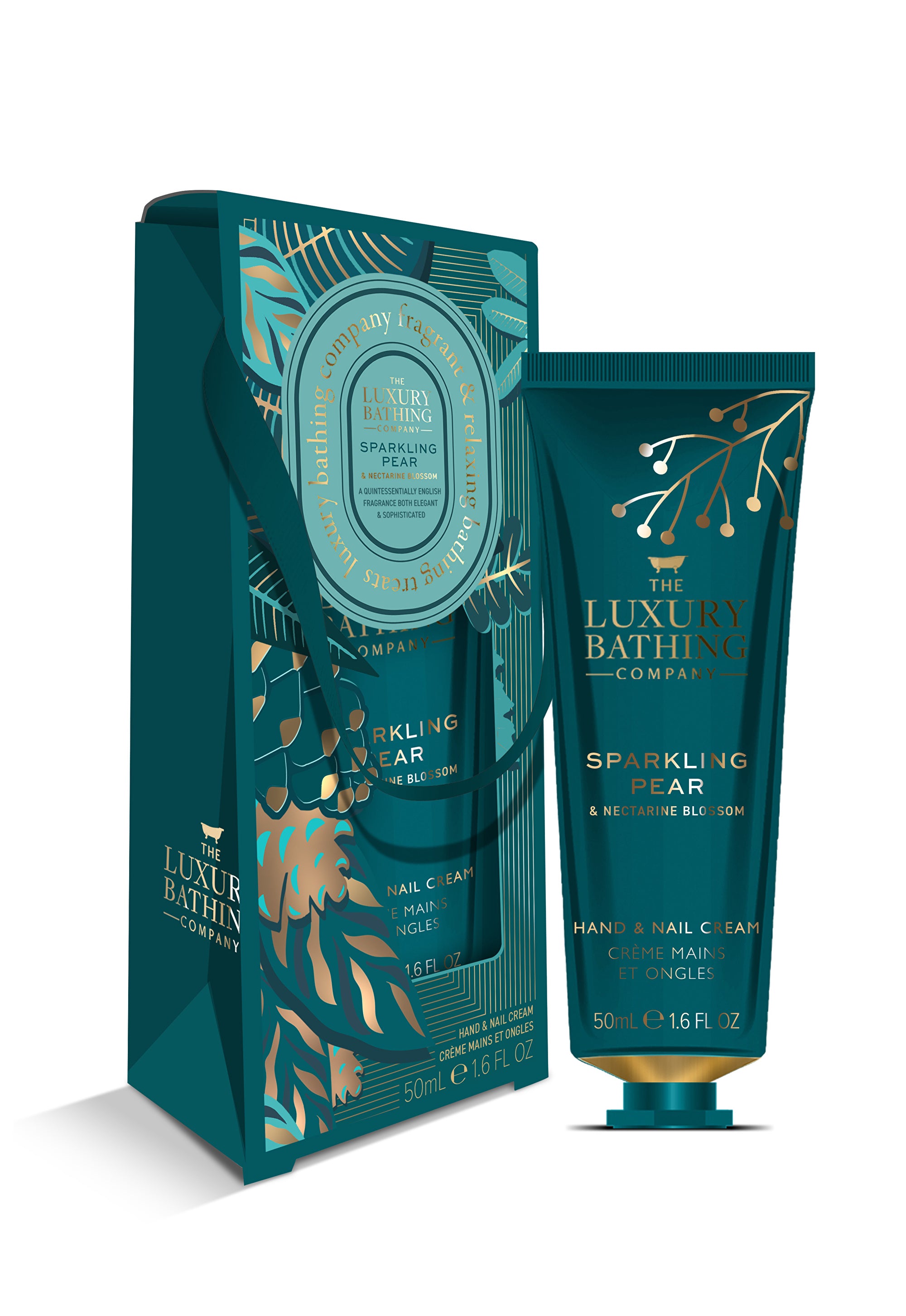 The Luxury Bathing Company Sparkling Pear Hand & Nail Cream 50ml