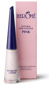 Image of Herôme Natural Nail Colour Pink 10 ml