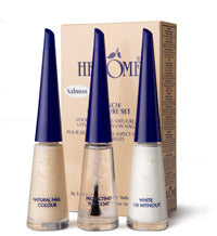 Image of Herôme French Manicure Set Salmon 3 X 10 ml