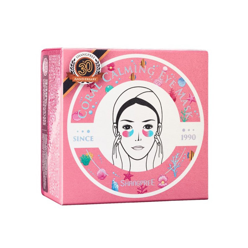 SHANGPREE HYDROGEL EYE MASK CORAL CALMING 60 stk