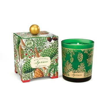 Image of Michel Design Duftlys, stort - Spruce