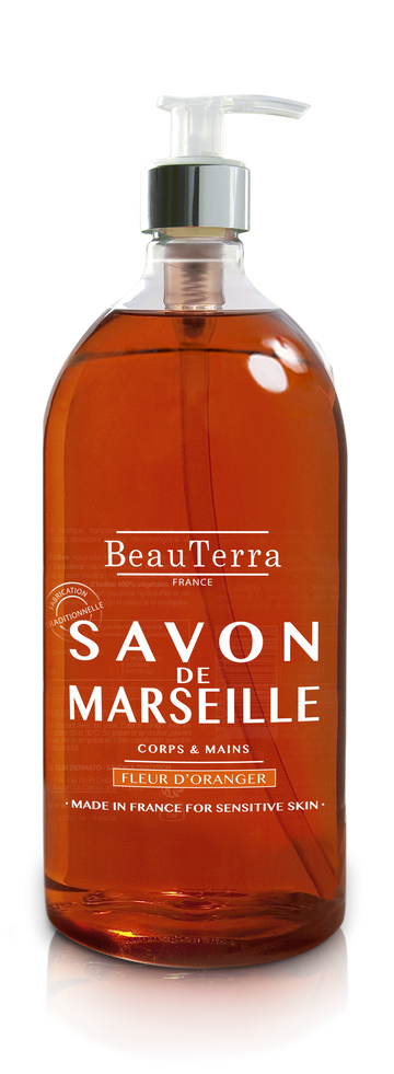 Beau Terre Marselle Liquid Soap Orange Blossom 300 ml