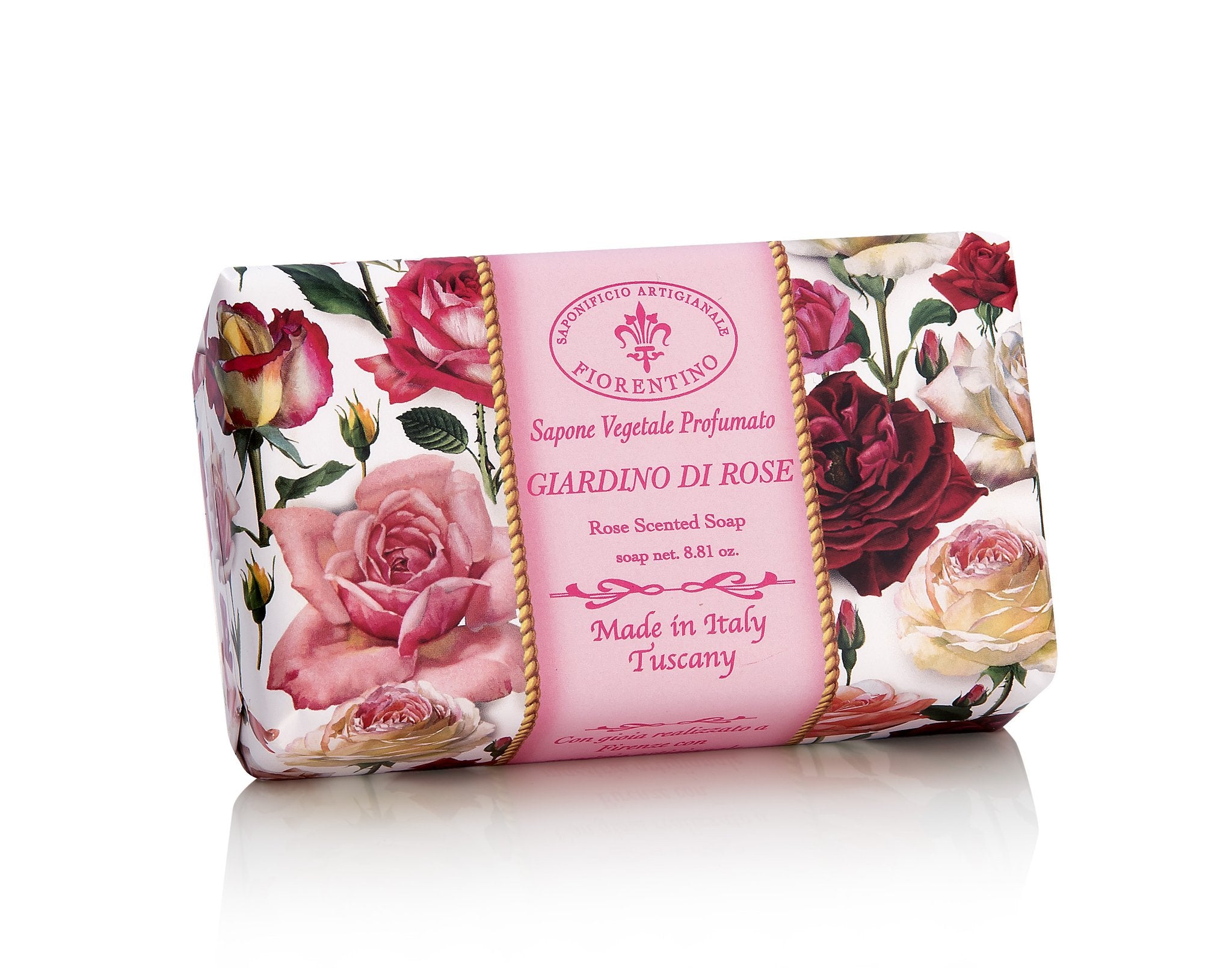 ITALIENSK FIORENTINO HÅNDSÆBE, Giardino Di Rose 250g