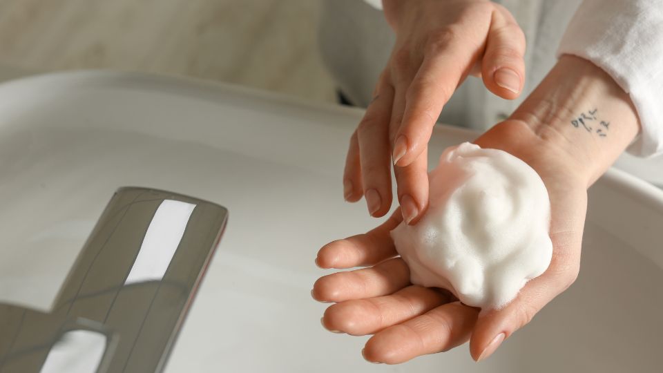 Cleansing foam renseprodukter