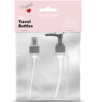 Image of Gillian Jones 2 x 100 ml rejsestørrelser pumpe og spray