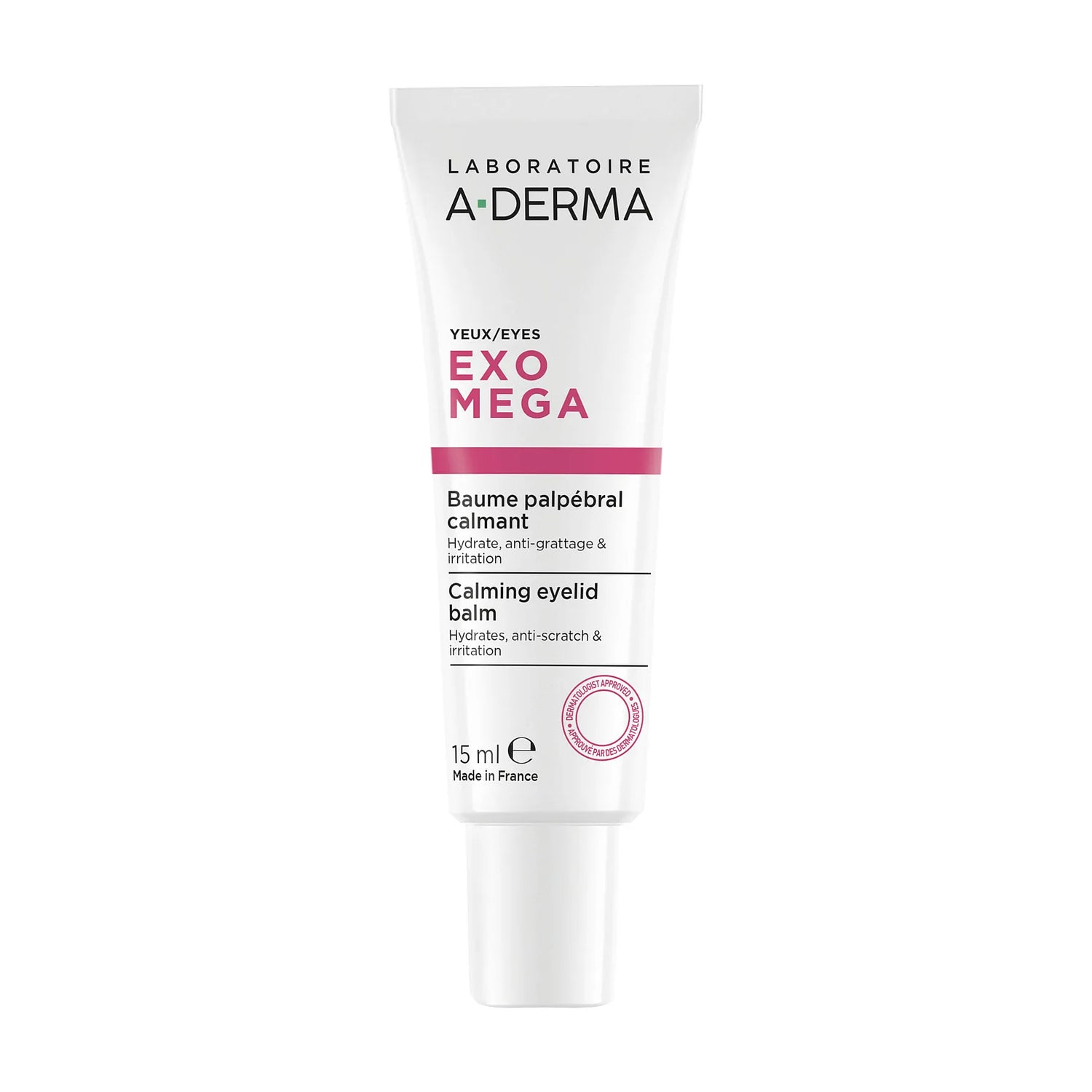 A-DERMA Exomega Face Calming Eyelid Balm 15ml
