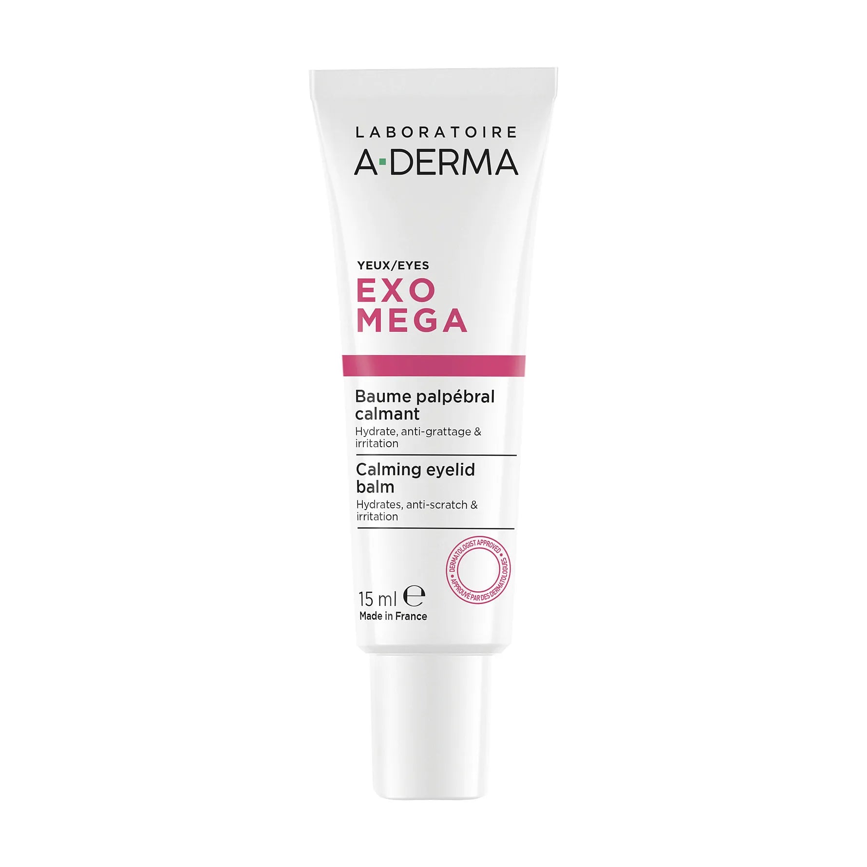 A-DERMA Exomega Face Calming Eyelid Balm 15ml