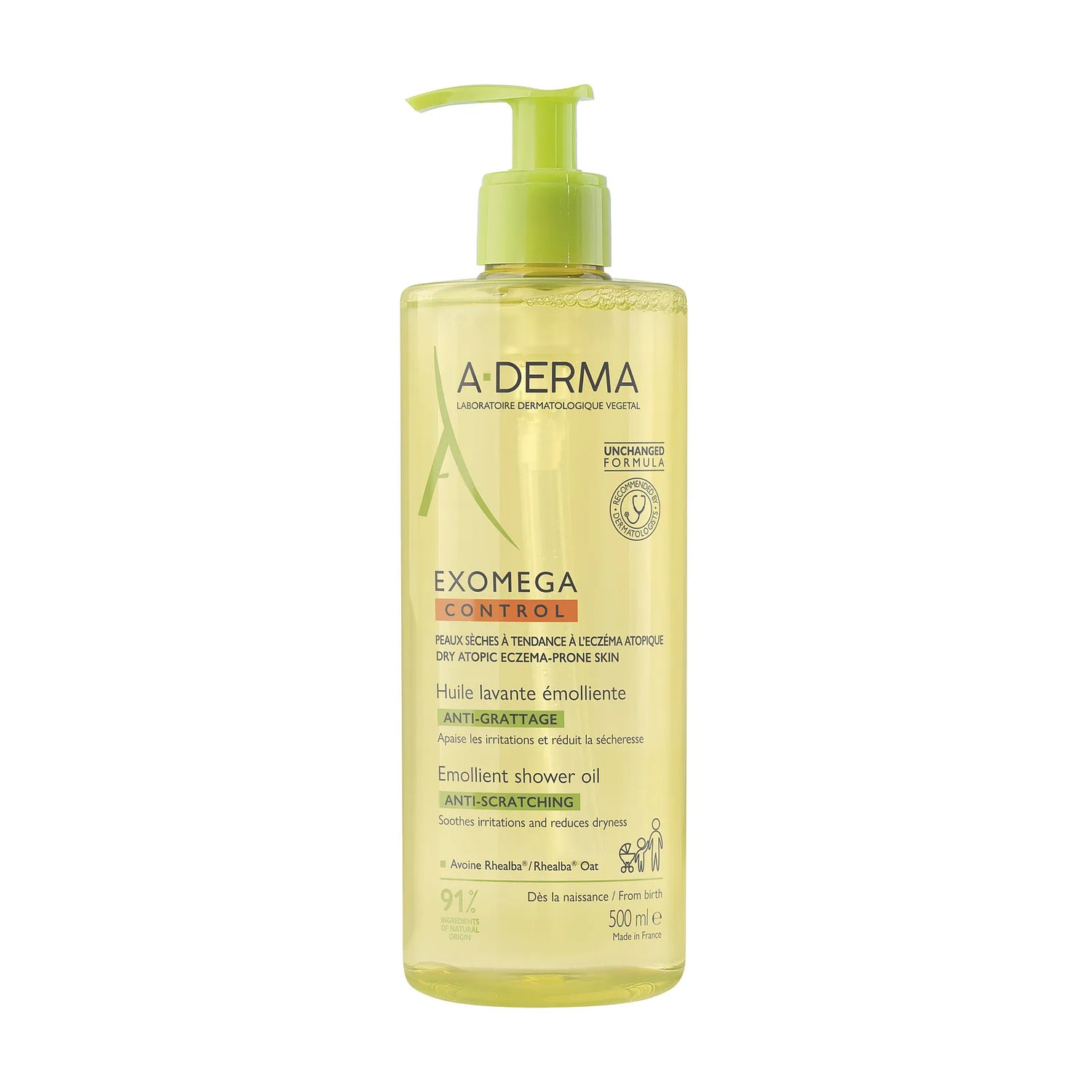 A-DERMA Exomega CONTROL Shower Oil 500ml