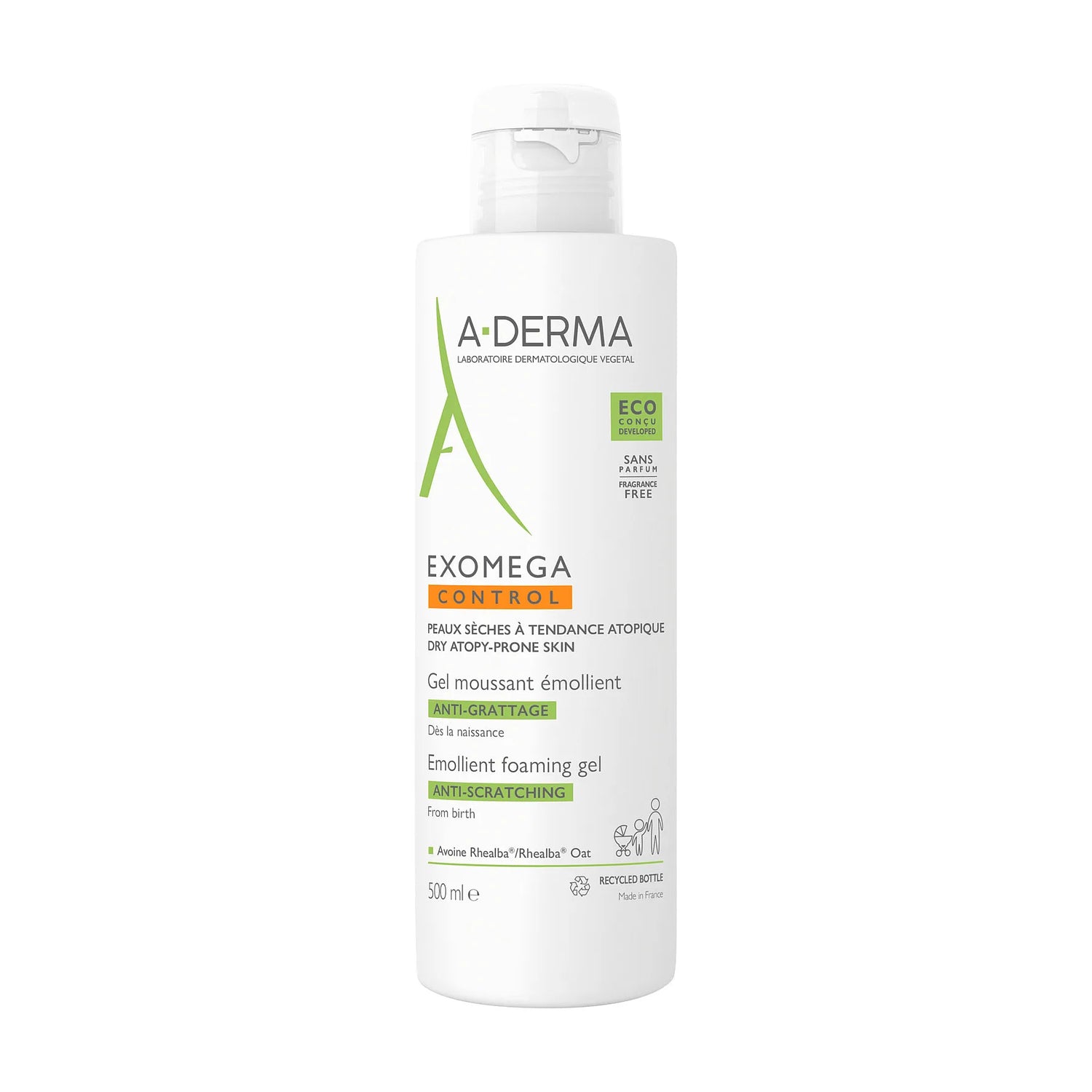 A-DERMA Exomega CONTROL Foaming Gel 500ml