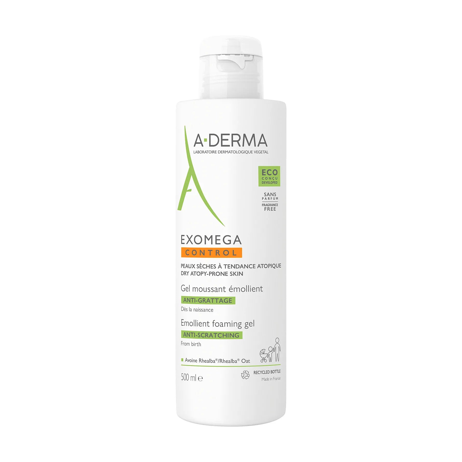 A-DERMA Exomega CONTROL Foaming Gel 500ml