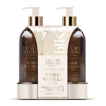 Image of The Luxury Bathing Company Warm Vanilla &amp; Fig 2x300ml