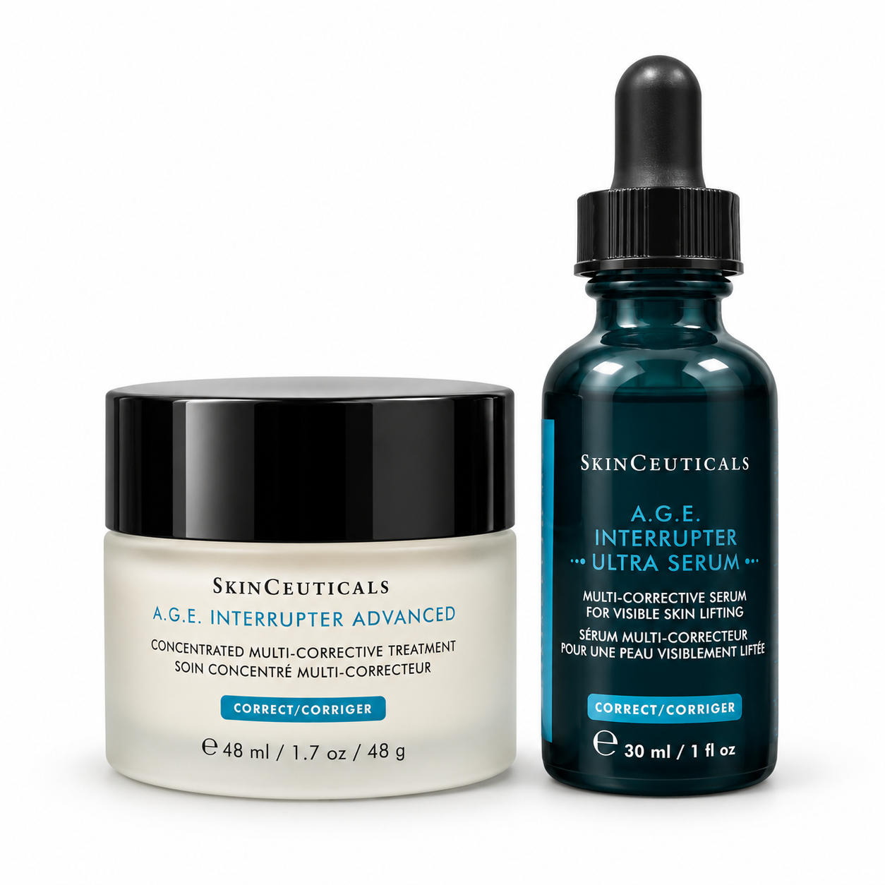 SkinCeuticals A.G.E. Interrupter Advanced + Ultra Serum Kit