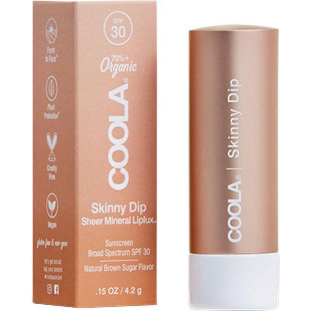 COOLA Sheer Mineral Liplux SPF 30 - Skinny Dip 4,2g