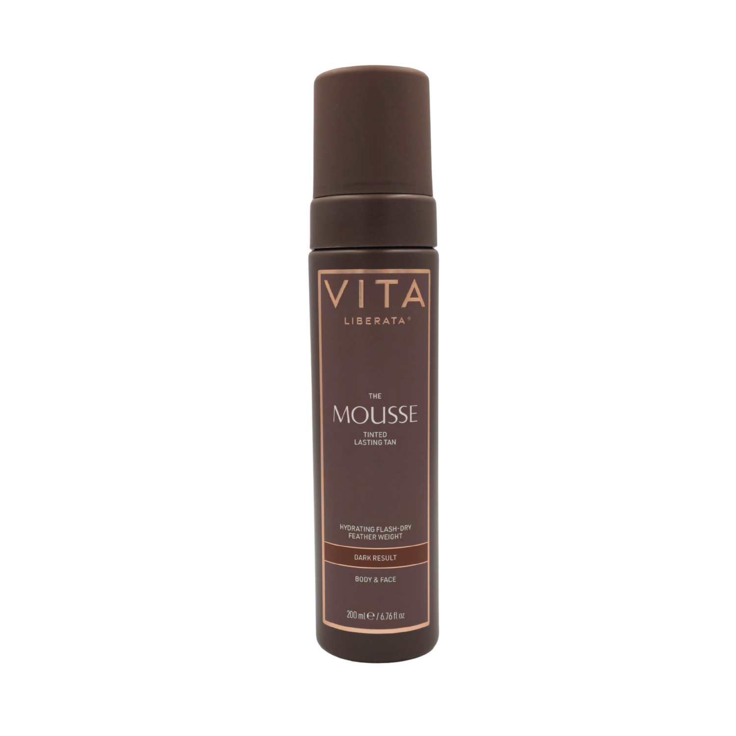 Vita Liberata Tinted Tanning Mousse Dark 200 ml – Selvbruner mousse med guidefarve200 ml