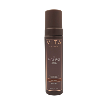 Image of Vita Liberata Tinted Tanning Mousse Dark 200 ml – Selvbruner mousse med guidefarve200 ml