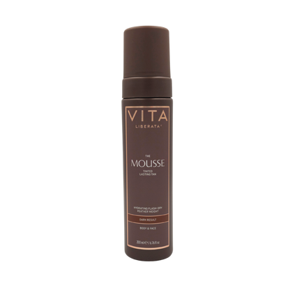 Vita Liberata Tinted Tanning Mousse Dark 200 ml – Selvbruner mousse med guidefarve200 ml