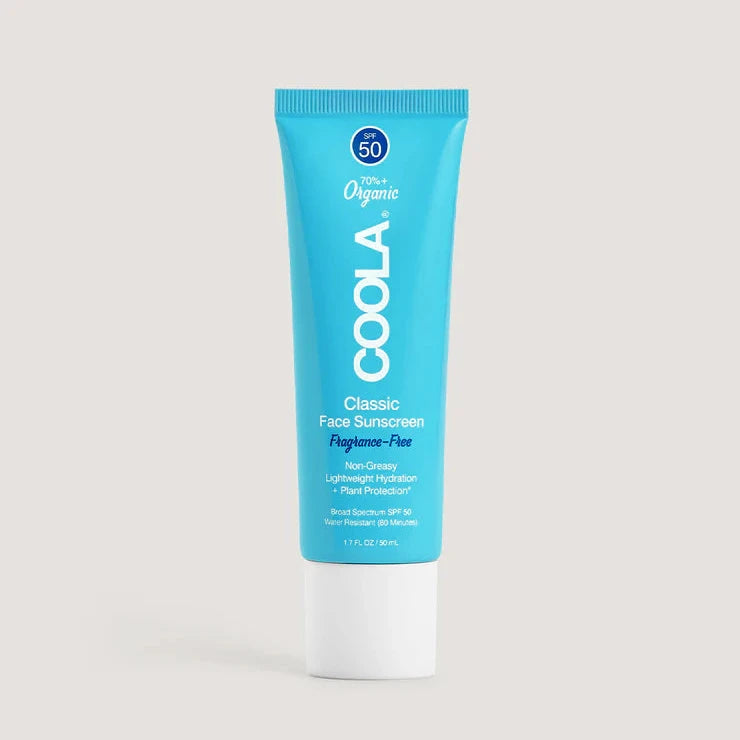 COOLA CLassic Face Sunscreen Lotion Fragrance Free SPF50 50ml