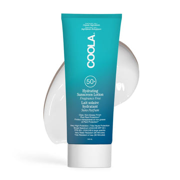 Image of COOLA Hydrating Sunscreen Lotion Fragrance Free SPF50+ 148ml
