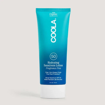 Image of COOLA Hydrating Sunscreen Lotion Fragrance Free SPF50+ 148ml