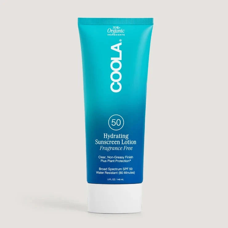 COOLA Hydrating Sunscreen Lotion Fragrance Free SPF50+ 148ml