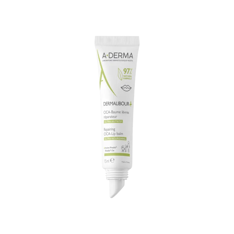 A-DERMA Dermalibour+ CICA Lip Balm 15ml