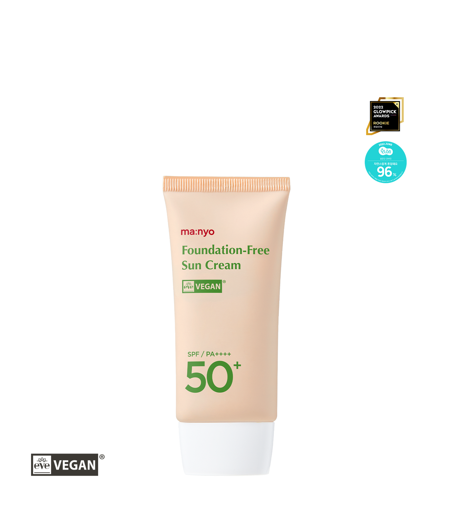 Ma:nyo Foundation-Free Sun Cream SPF50+