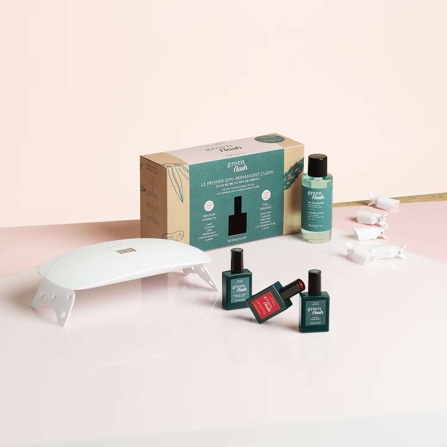 Manucurist Green Flash - Poppy Red Starter Kit 24W