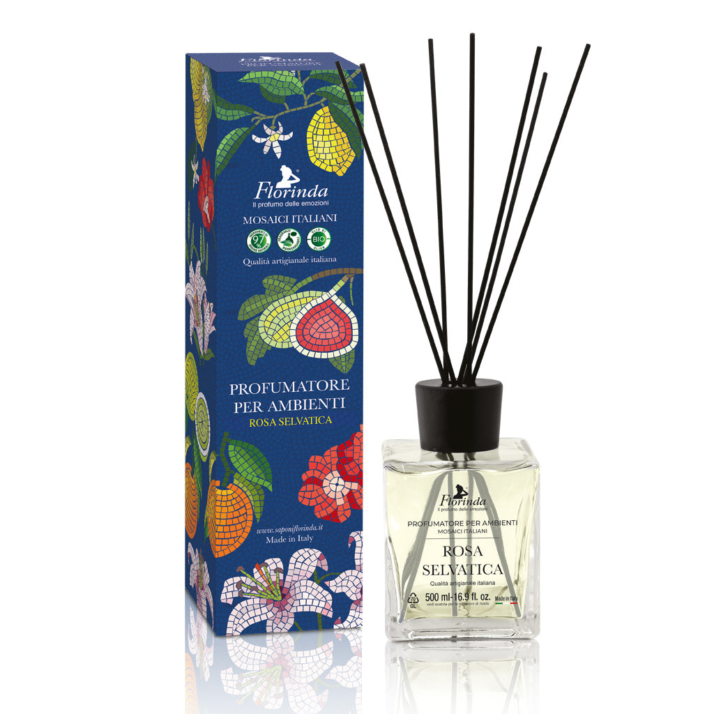 Florinda Duftpinde Rosa Selvatica 500ml