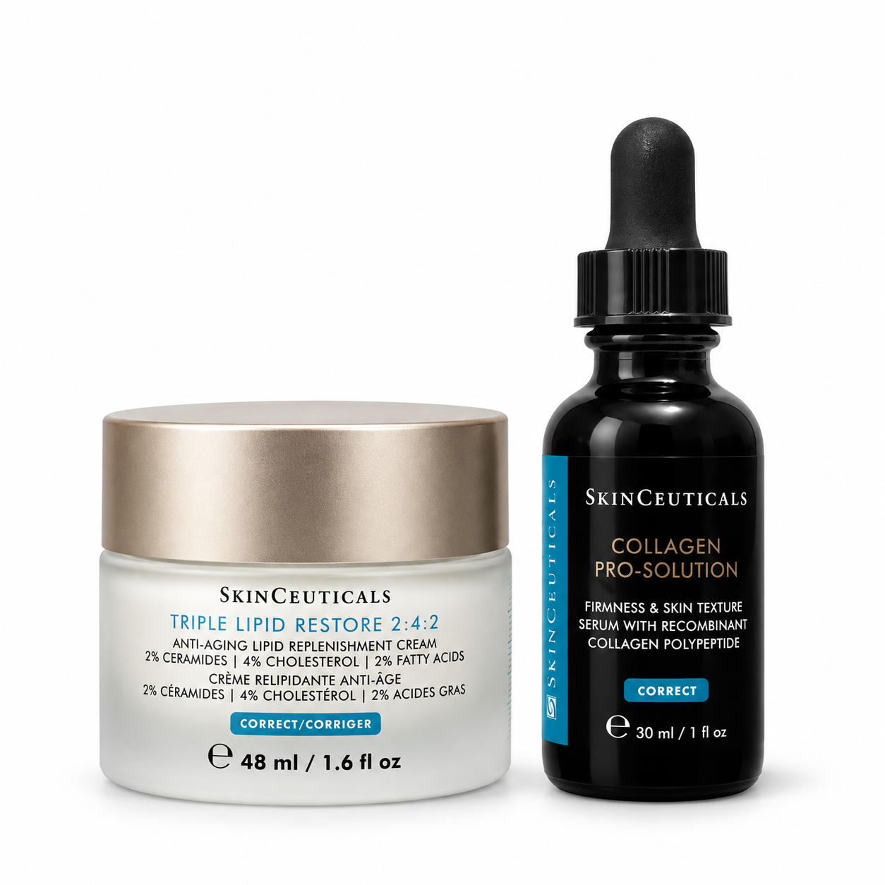 SkinCeuticals Triple Lipid Restore + Collagen Pro-Solution Serum Sæt