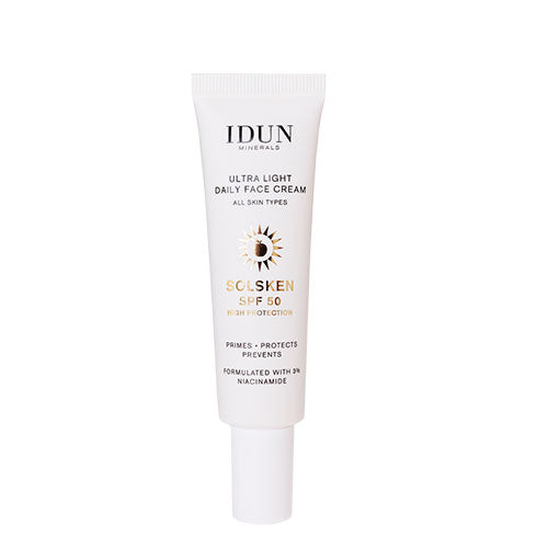 IDUN Minerals Ansigtscreme Solsken SPF 50 30 ml