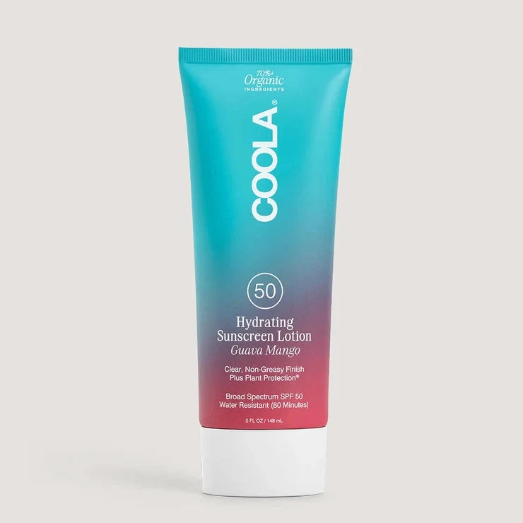 COOLA Hydrating Sunscreen Lotion Guava Mango SPF50+ 148ml