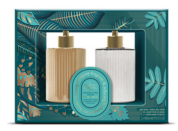 Image of The Luxury Bathing Company Sparkling Pear Wash/Cream 2x400ml