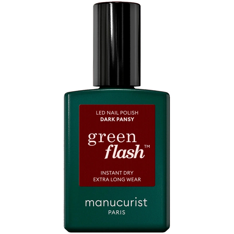 Manucurist Green Flash LED Gel Nail Polish Dark Pansy 15ml