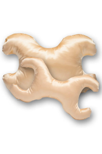 Image of Save My Face Sampak stor og lille pude med 100% silkebetræk Gold