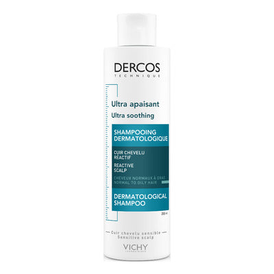 Dercos Ultra Soothing Shampoo Normal/Fedtet Hår 200 ml