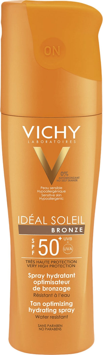 Vichy Idéal Soleil Tan Optimizing Spray til krop SPF 50+ Spray 200ml