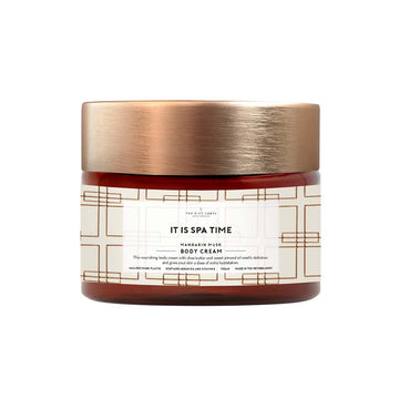 The Gift Label Body Cream It Is Spa Time