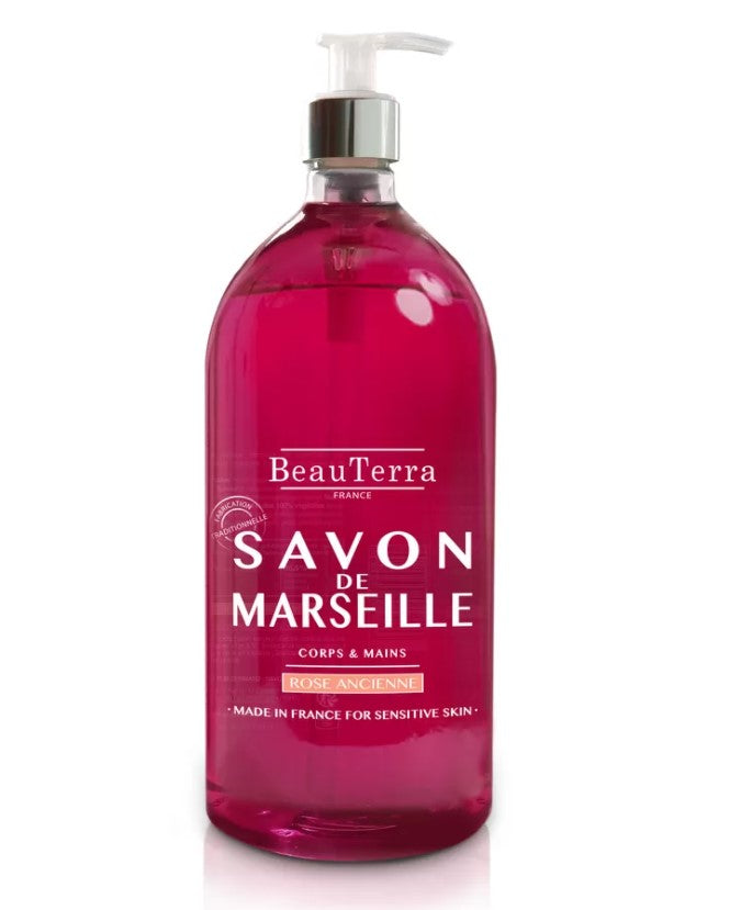 Beau Terra Savon De Marseille Ancient Rose 1000 ml