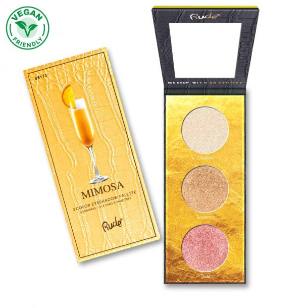 RUDE Cocktail Party - Highlight/Eyeshadow Palette - Mimosa