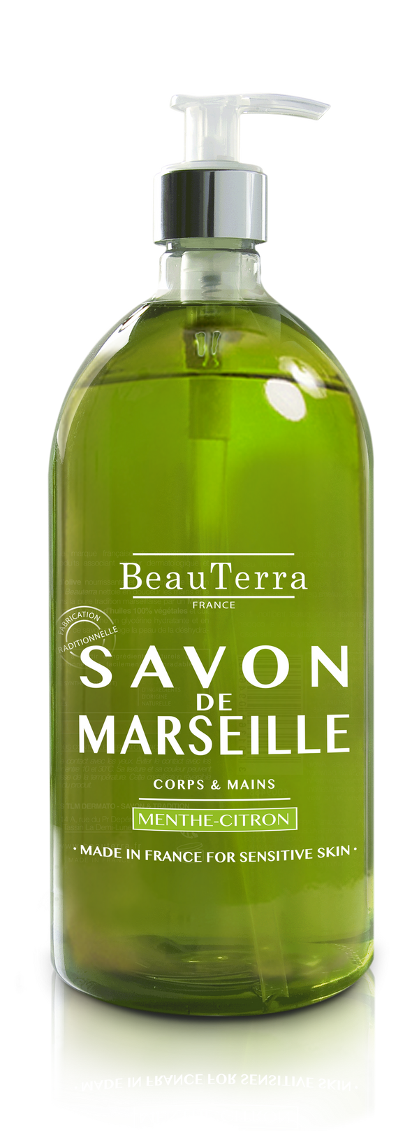 Beau Terra Marselle Liquid Soap Mint Lemon 300 ml