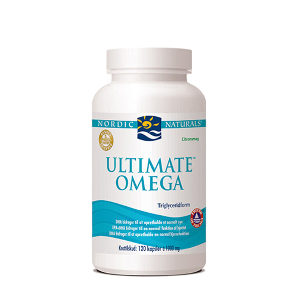 Nordic Naturals Ultimate Omega 3 med citronsmag 1000 mg.