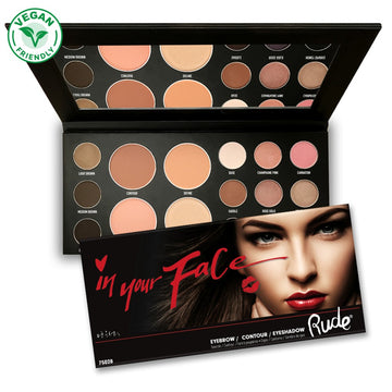 RUDE In Your Face 3-IN-1 Palette