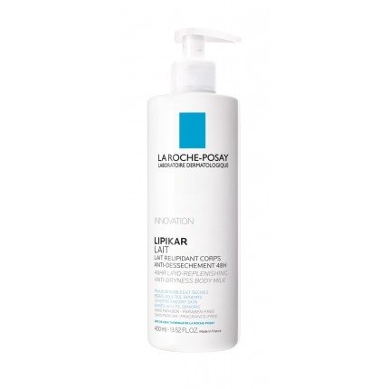 La Roche-Posay LIPIKAR bodylotion, 400ml - til normal og tør hud Flakon m/ pumpe 400ml