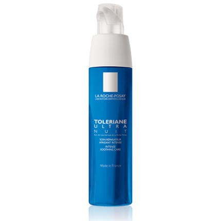 La Roche-Posay TOLERIANE ULTRA OVERNIGHT, natcreme Flakon m/ pumpe 40 ml