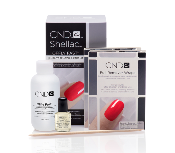 CND Shellac Offly Fast Remover Kit - 4 produkter